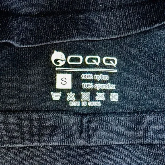 OQQ ScoopNeck Cropped Tee Bundle - Size Small - Pale Yellow, Black, Gray - Picture 9 of 10